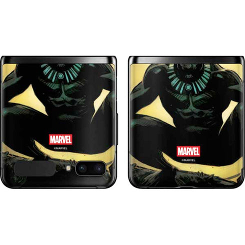 Marvel Black Panther TChalla King of Wakanda Galaxy Z Flip Skin