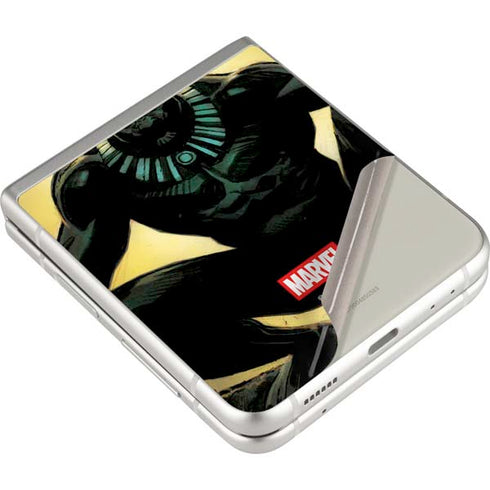 Marvel Black Panther TChalla King of Wakanda Galaxy Z Flip3 5G Skin