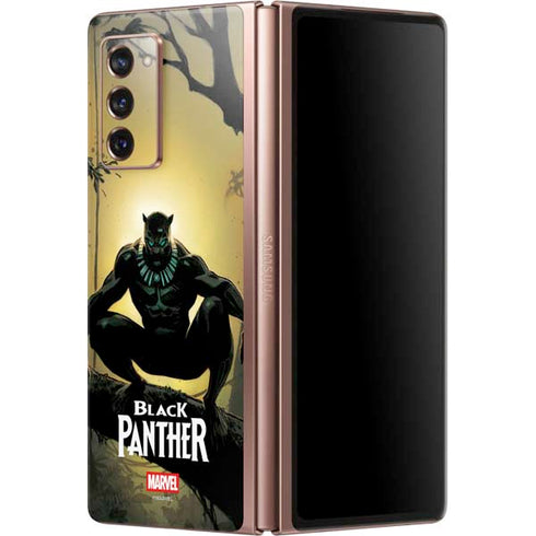 Marvel Black Panther TChalla King of Wakanda Galaxy Z Fold2 5G Skin