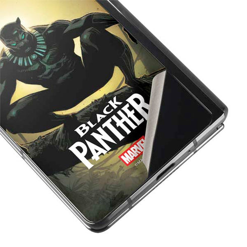 Marvel Black Panther TChalla King of Wakanda Galaxy Z Fold2 5G Skin