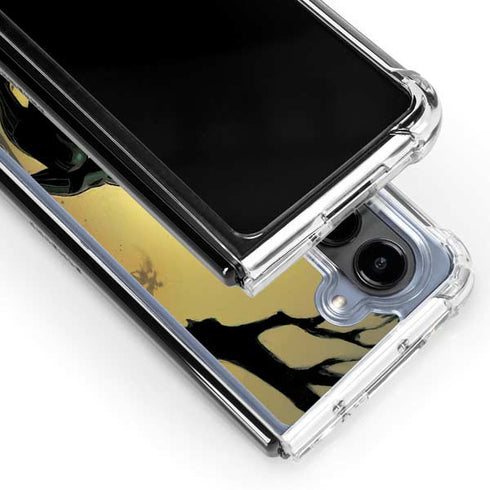 Marvel Black Panther TChalla King of Wakanda Galaxy Z Fold5 5G Clear Case