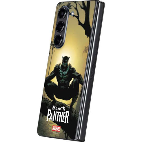 Marvel Black Panther TChalla King of Wakanda Galaxy Z Fold5 5G Skin