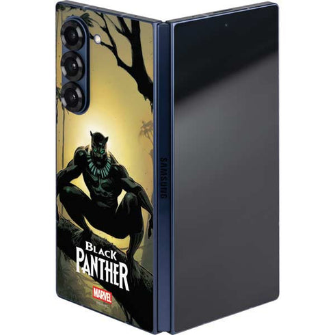 Marvel Black Panther TChalla King of Wakanda Galaxy Z Fold6 Skin