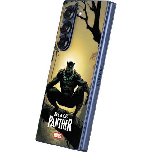 Marvel Black Panther TChalla King of Wakanda Galaxy Z Fold6 Skin