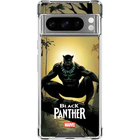 Marvel Black Panther TChalla King of Wakanda Google Pixel 8 Pro Clear Case