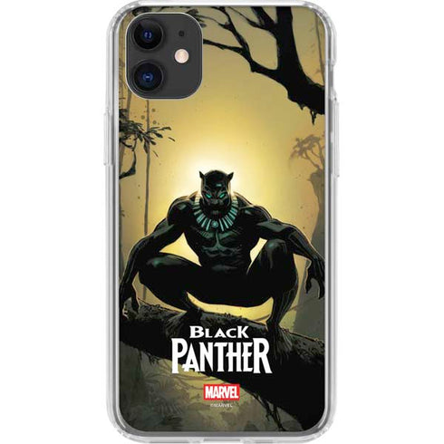 Marvel Black Panther TChalla King of Wakanda iPhone 11 Clear Case