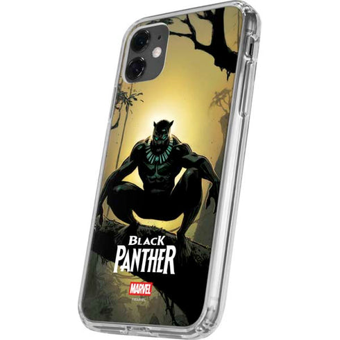 Marvel Black Panther TChalla King of Wakanda iPhone 11 Clear Case