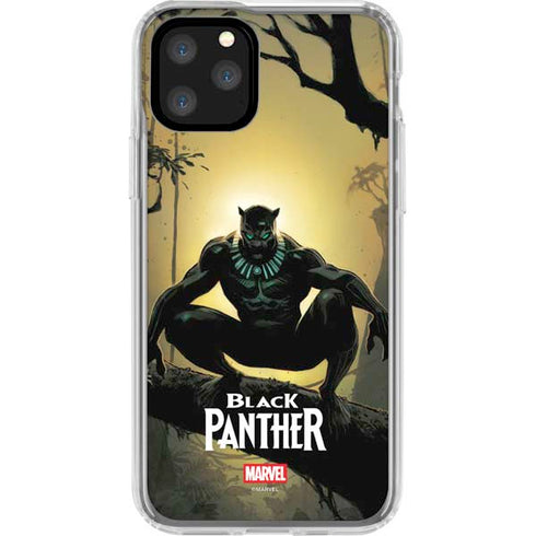 Marvel Black Panther TChalla King of Wakanda iPhone 11 Pro Clear Case