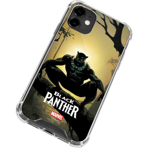 Marvel Black Panther TChalla King of Wakanda iPhone 12 Clear Case