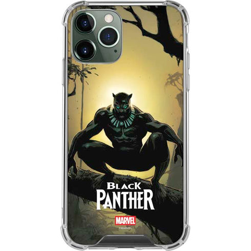 Marvel Black Panther TChalla King of Wakanda iPhone 12 Pro Clear Case