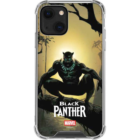 Marvel Black Panther TChalla King of Wakanda iPhone 13 Mini Clear Case