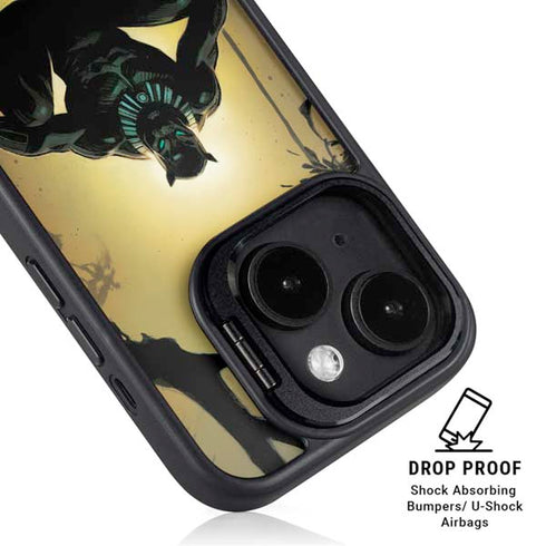 Marvel Black Panther TChalla King of Wakanda iPhone 14 Plus Kickstand Case