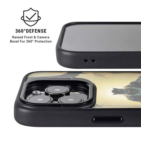 Marvel Black Panther TChalla King of Wakanda iPhone 14 Pro Kickstand Case