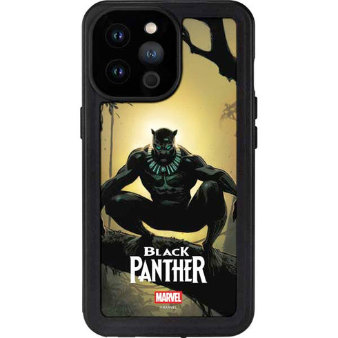 Marvel Black Panther TChalla King of Wakanda iPhone 14 Pro Max Waterproof Case