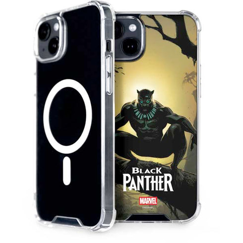 Marvel Black Panther TChalla King of Wakanda iPhone 15 Plus MagSafe Case