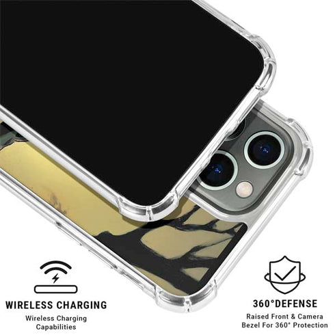 Marvel Black Panther TChalla King of Wakanda iPhone 15 Pro Clear Case