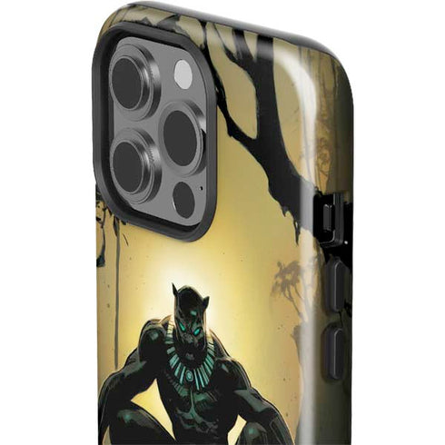 Marvel Black Panther TChalla King of Wakanda iPhone 15 Pro Impact Case
