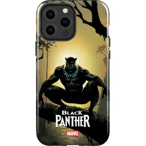 Marvel Black Panther TChalla King of Wakanda iPhone 15 Pro Max Impact Case