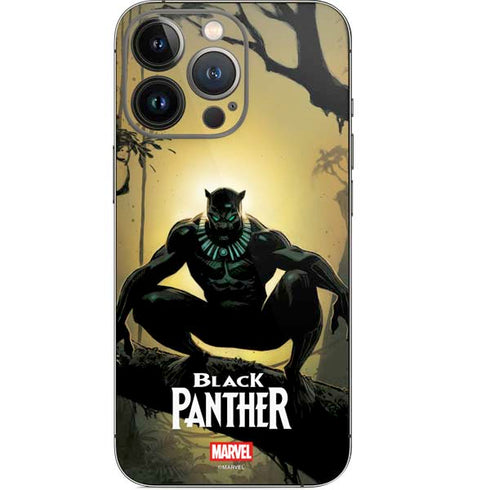 Marvel Black Panther TChalla King of Wakanda iPhone 15 Pro Skin