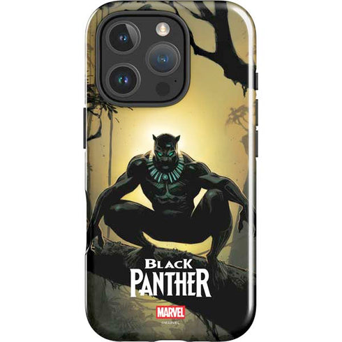 Marvel Black Panther TChalla King of Wakanda iPhone 16 Pro Impact Case