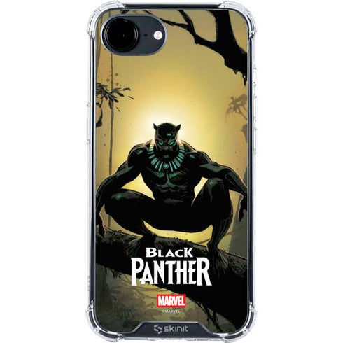 Marvel Black Panther TChalla King of Wakanda iPhone 16e Clear Case