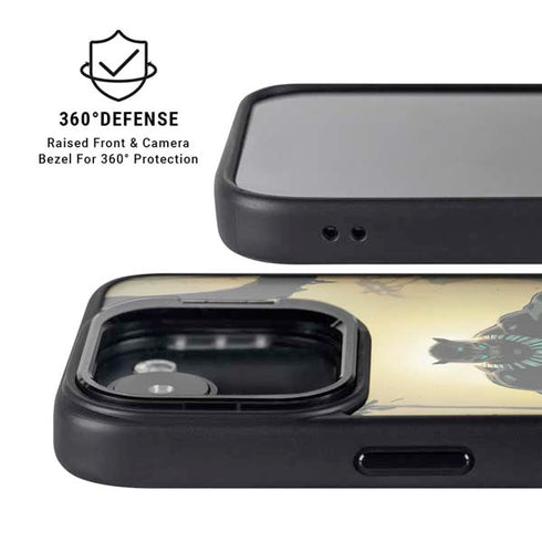 Marvel Black Panther TChalla King of Wakanda iPhone 16e Kickstand Case