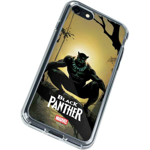 Marvel Black Panther TChalla King of Wakanda iPhone SE (2nd & 3rd Gen) Clear Case