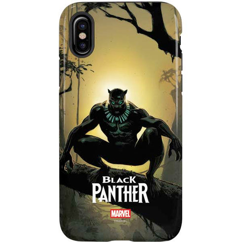 Marvel Black Panther TChalla King of Wakanda iPhone X Pro Case