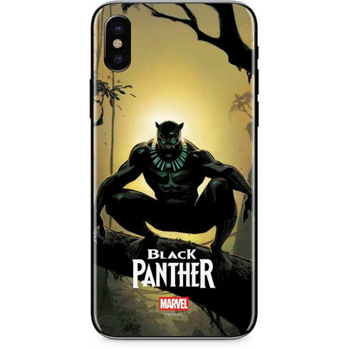 Marvel Black Panther TChalla King of Wakanda iPhone X Skin