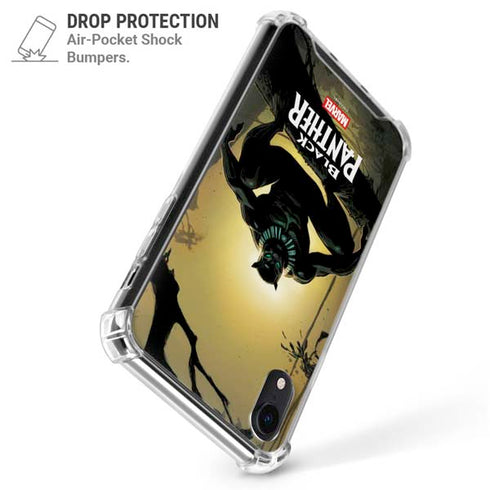 Marvel Black Panther TChalla King of Wakanda iPhone XR Clear Case