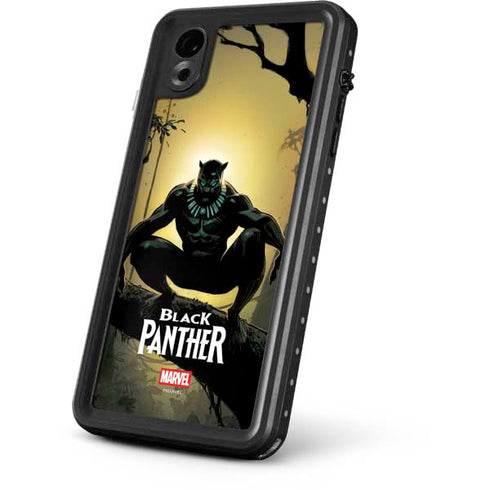 Marvel Black Panther TChalla King of Wakanda iPhone XR Waterproof Case