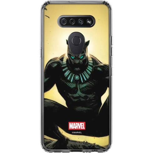 Marvel Black Panther TChalla King of Wakanda LG K51/Q51 Clear Case