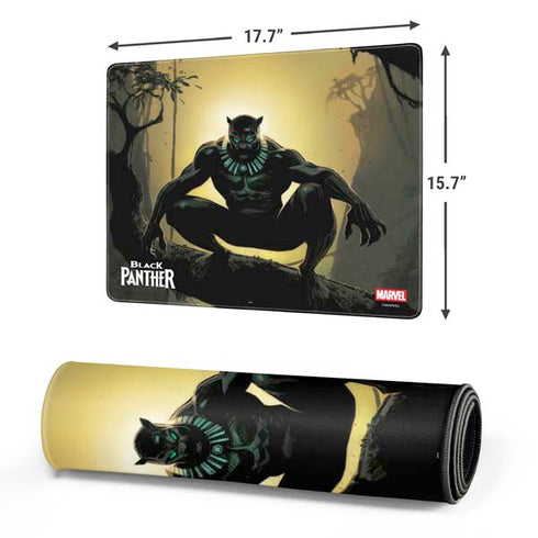 Marvel Black Panther TChalla King of Wakanda Gaming Mouse Pad