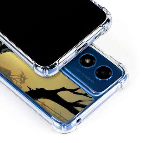 Marvel Black Panther TChalla King of Wakanda Moto G 5G (2024) Clear Case