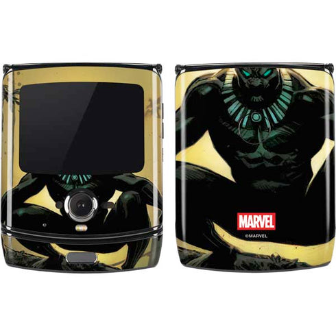 Marvel Black Panther TChalla King of Wakanda Motorola RAZR Skin