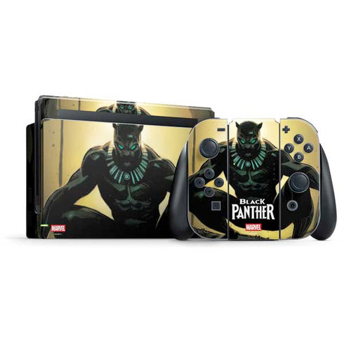 Marvel Black Panther TChalla King of Wakanda Nintendo Skins
