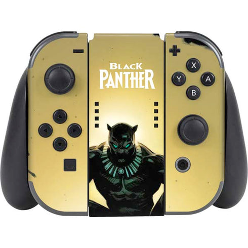 Marvel Black Panther TChalla King of Wakanda Nintendo Switch (2017-2021) Joy-Con Controller Skin
