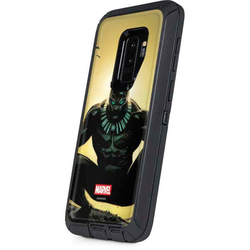 Marvel Black Panther TChalla King of Wakanda Otterbox Defender Galaxy Skin