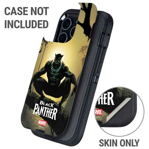Marvel Black Panther TChalla King of Wakanda Otterbox Defender iPhone Skin