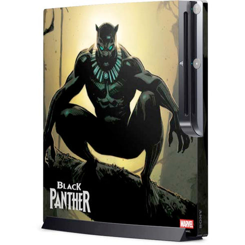 Marvel Black Panther TChalla King of Wakanda Playstation 3 & PS3 Slim Skin