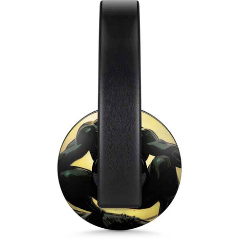 Marvel Black Panther TChalla King of Wakanda PlayStation 4 Gold Wireless Headset Skin