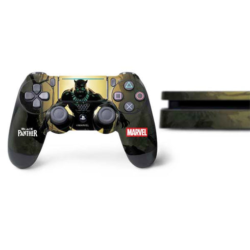 Marvel Black Panther TChalla King of Wakanda PS4 Slim Bundle Skin