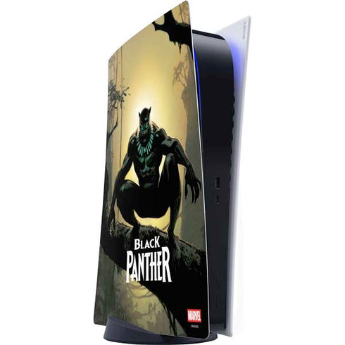 Marvel Black Panther TChalla King of Wakanda PS5 Digital Edition Console Skin