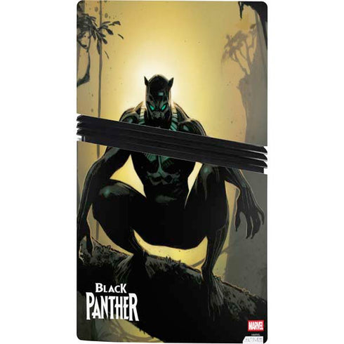 Marvel Black Panther TChalla King of Wakanda PS5 Pro Console Skin