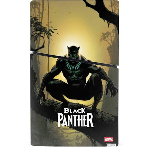 Marvel Black Panther TChalla King of Wakanda PS5 Slim Digital Edition Console Skin