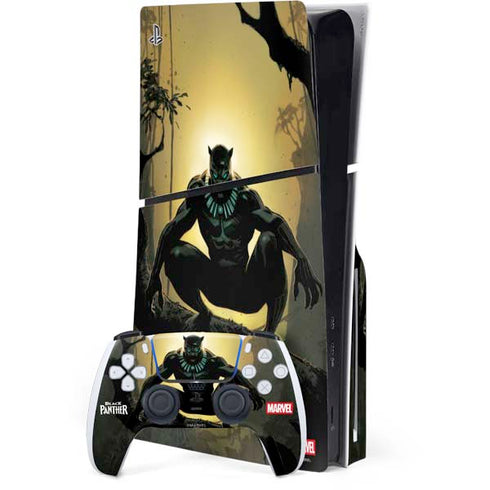 Marvel Black Panther TChalla King of Wakanda PlayStation PS5 Skins