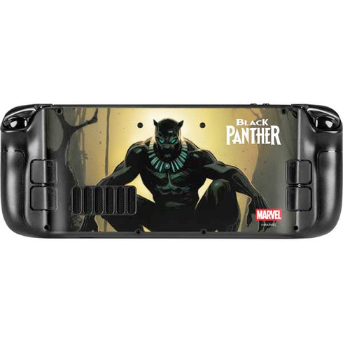 Marvel Black Panther TChalla King of Wakanda Steam Deck Handheld Gaming Computer Skin