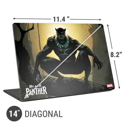 Marvel Black Panther TChalla King of Wakanda Universal Laptop 14in (11.4 x 8.2in) Skin