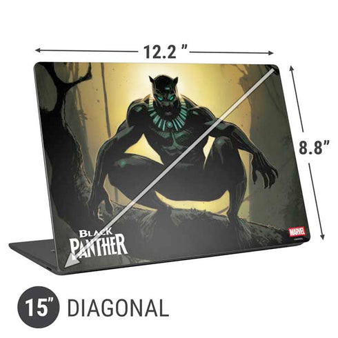 Marvel Black Panther TChalla King of Wakanda Universal Laptop 15in (12.2 x 8.8in) Skin