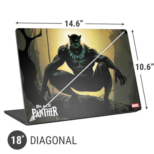 Marvel Black Panther TChalla King of Wakanda Universal Laptop 18in (14.6 x 10.6in) Skin
